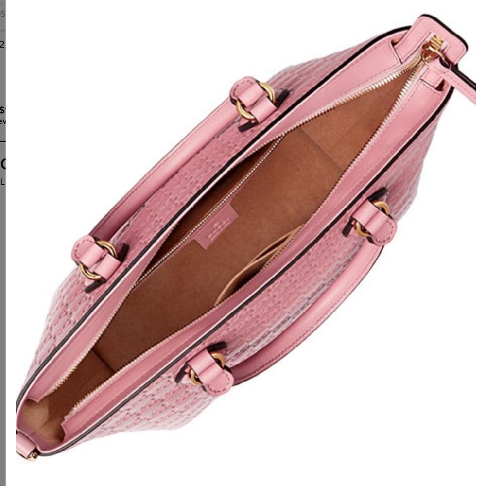 Gucci 💯 % Authentic pink leather Satchel - Picture 3 of 11
